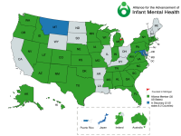 Alliance for the Advancement of Infant Mental Health map